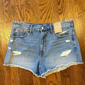 Madewell relaxed denim shorts. Size 30. Brand new